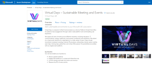 Virtual Days Now Available in the Microsoft Azure Marketplace