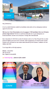 Webinar about virtual events